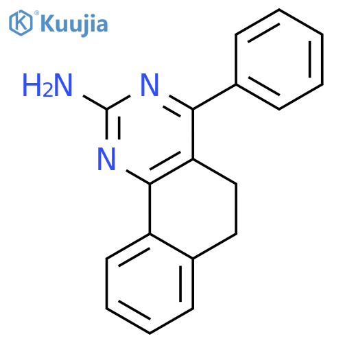 Benzo[h]quinazolin-2-amine, 5,6-dihydro-4-phenyl- structure