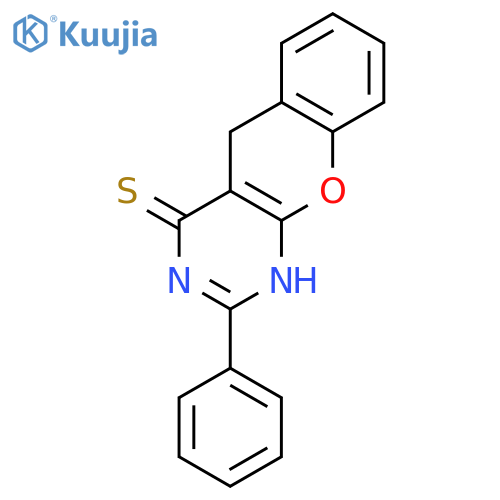 2-phenyl-3H,4H,5H-chromeno2,3-dpyrimidine-4-thione structure