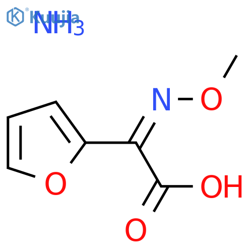 (Z)-2-Methoxyimino-2-furanacetic Acid Ammonium Salt structure