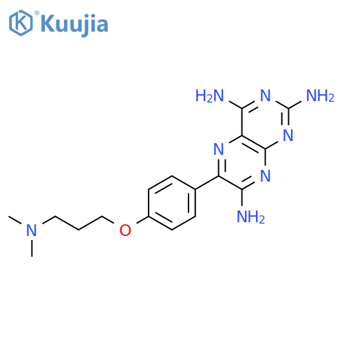 2,4,7-Pteridinetriamine, 6-[4-[3-(dimethylamino)propoxy]phenyl]- structure