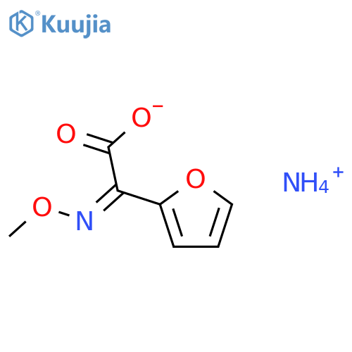 Syn-2-Methoxyimino-2-(2-Furyl)-Acetic Acid- Ammonia Salt structure