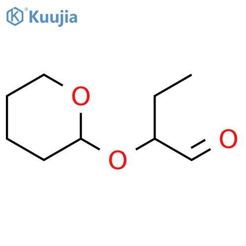 Butanal, 2-[(tetrahydro-2H-pyran-2-yl)oxy]- structure