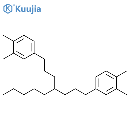 benzene, 1,1'-(4-pentyl-1,7-heptanediyl)bis[3,4-dimethyl- structure