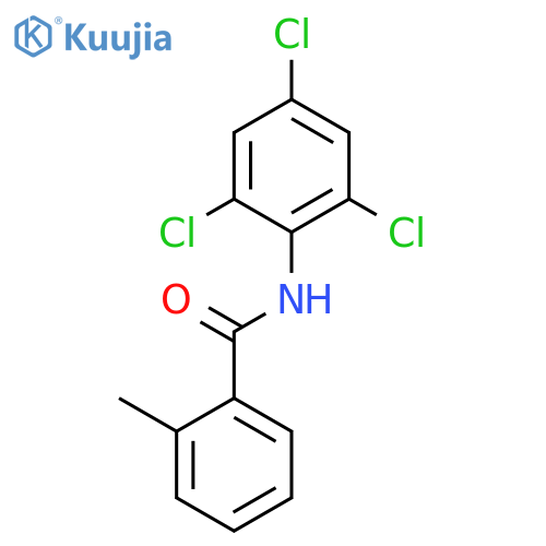 Benzamide, 2-methyl-N-(2,4,6-trichlorophenyl)- structure