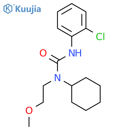 Urea, N'-(2-chlorophenyl)-N-cyclohexyl-N-(2-methoxyethyl)- structure