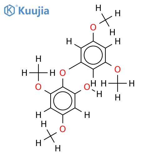 2-hydroxy-4,6,3',5'-tetramethoxydiphenyl ether structure