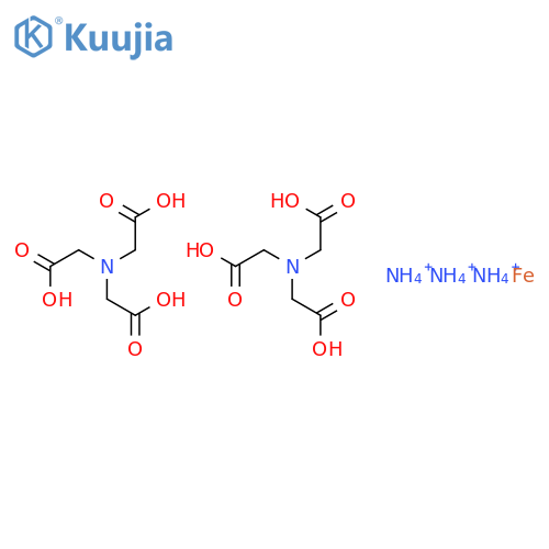 Ferrate(3-),bis[N,N-bis[(carboxy-kO)methyl]glycinato(3-)-kN,kO]-, ammonium (1:3) structure