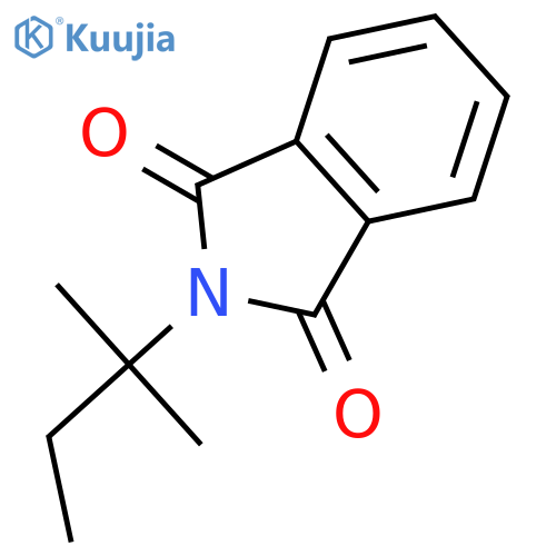 1H-Isoindole-1,3(2H)-dione, 2-(1,1-dimethylpropyl)- structure
