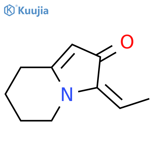 (E)-3-ethylidene-5,6,7,8-tetrahydro-2(3H)-Indolizinone structure