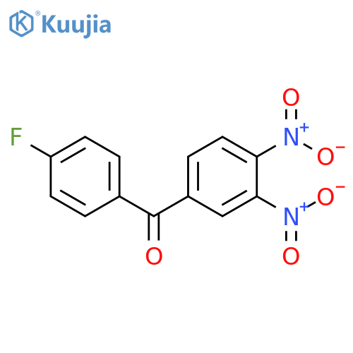 Methanone, (3,4-dinitrophenyl)(4-fluorophenyl)- structure