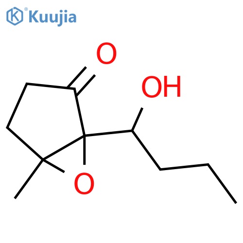 6-Oxabicyclo[3.1.0]hexan-2-one, 1-(1-hydroxybutyl)-5-methyl- structure