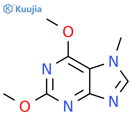 2,6-dimethoxy-7-methyl-7H-Purine structure