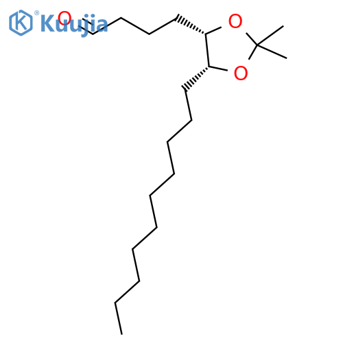 1,3-Dioxolane-4-butanal, 5-decyl-2,2-dimethyl-, (4S-cis)- structure