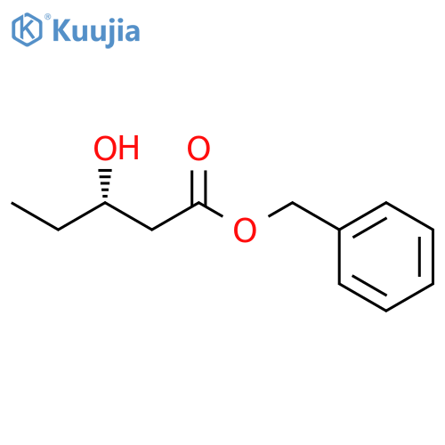Pentanoic acid, 3-hydroxy-, phenylmethyl ester, (S)- structure