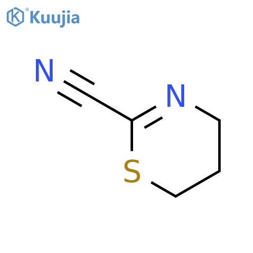 5,6-dihydro-4H-1,3-thiazine-2-carbonitrile structure