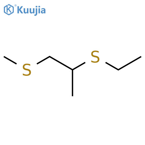 Propane, 2-(ethylthio)(methylthio)- structure