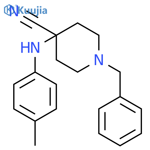 1-Benzyl-4-Cyano-4-(Para-Toluidino)-Piperidine structure