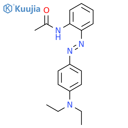 Acetamide, N-[2-[[4-(diethylamino)phenyl]azo]phenyl]- structure