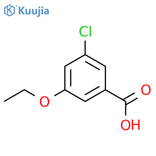 Benzoic acid, 3-chloro-5-ethoxy- structure