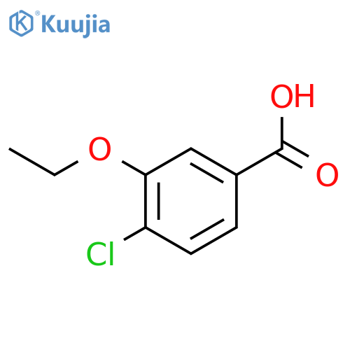 4-Chloro-3-ethoxybenzoic acid structure