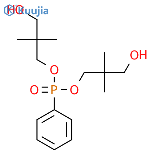 Phosphonic acid, phenyl-, bis(3-hydroxy-2,2-dimethylpropyl) ester structure