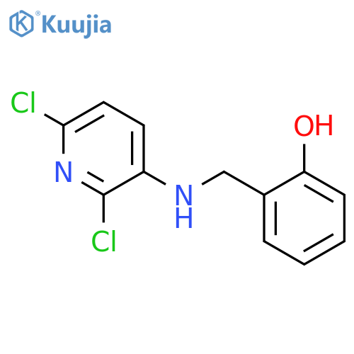 Phenol, 2-[[(2,6-dichloro-3-pyridinyl)amino]methyl]- structure