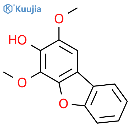 2,4-dimethoxydibenzo[b,d]furan-3-ol structure