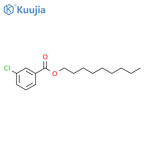 Benzoic acid, 3-chloro-, nonyl ester structure