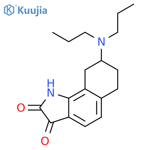 1H-Benz[g]indole-2,3-dione, 8-(dipropylamino)-6,7,8,9-tetrahydro- structure