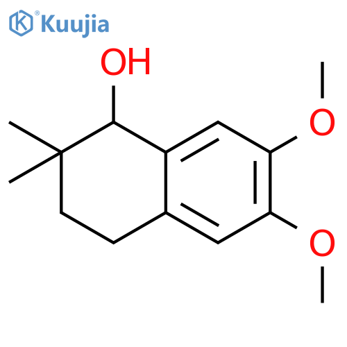 1-Naphthalenol, 1,2,3,4-tetrahydro-6,7-dimethoxy-2,2-dimethyl- structure