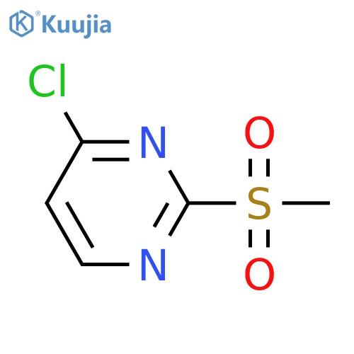 4-chloro-2-methanesulfonylpyrimidine structure