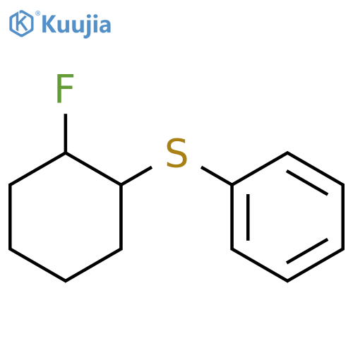 Benzene, [(2-fluorocyclohexyl)thio]- structure
