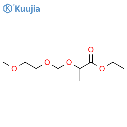 Propanoic acid, 2-[(2-methoxyethoxy)methoxy]-, ethyl ester structure