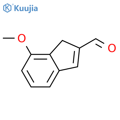 1H-Indene-2-carboxaldehyde, 7-methoxy- structure