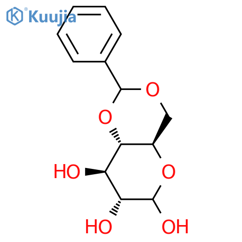 4,6-O-Benzylidene-D-glucopyranose structure