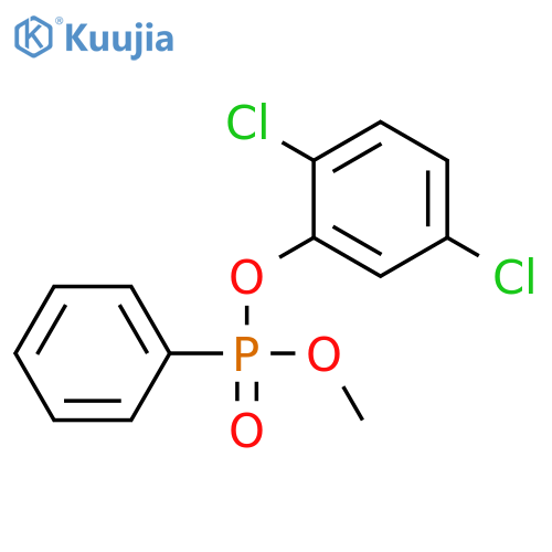 Phosphonic acid, phenyl-, 2,5-dichlorophenyl methyl ester, (S)- structure