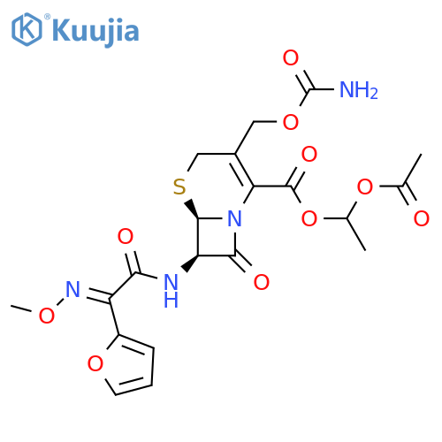(E)-Cefuroxime AxetilDISCONTINUED structure