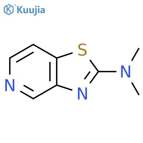 N,N-dimethyl-1,3thiazolo4,5-cpyridin-2-amine structure