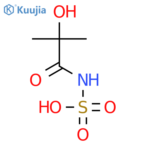Sulfamic acid,N-(2-hydroxy-2-methyl-1-oxopropyl)- structure