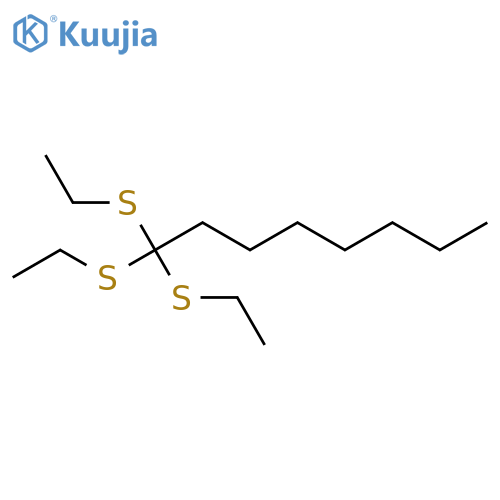 Octane, 1,1,1-tris(ethylthio)- structure