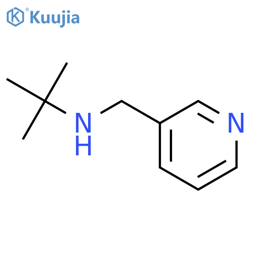 2-Methyl-N-(pyridin-3-ylmethyl)propan-2-amine structure