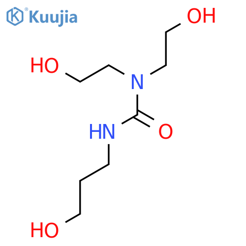 Urea, N,N-bis(2-hydroxyethyl)-N'-(3-hydroxypropyl)- structure