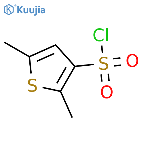 2,5-Dimethylthiophene-3-sulfonyl chloride structure
