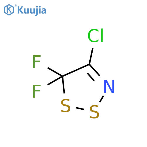 5H-1,2,3-Dithiazole, 4-chloro-5,5-difluoro- structure