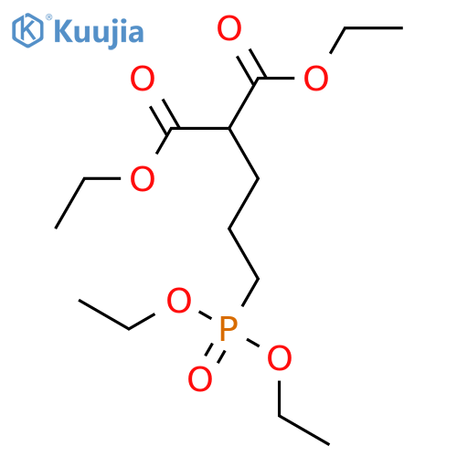 Propanedioic acid, [3-(diethoxyphosphinyl)propyl]-, diethyl ester structure