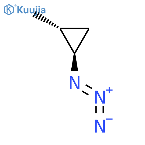 Cyclopropane, 1-azido-2-methyl-, trans- structure