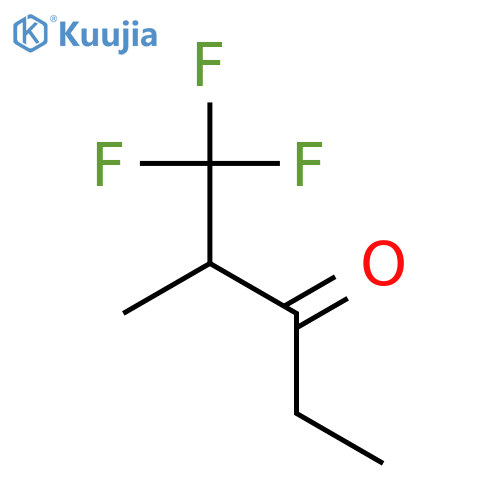3-Pentanone, 1,1,1-trifluoro-2-methyl-, (+)- structure