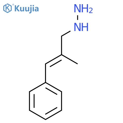 (2-methyl-3-phenylprop-2-en-1-yl)hydrazine structure