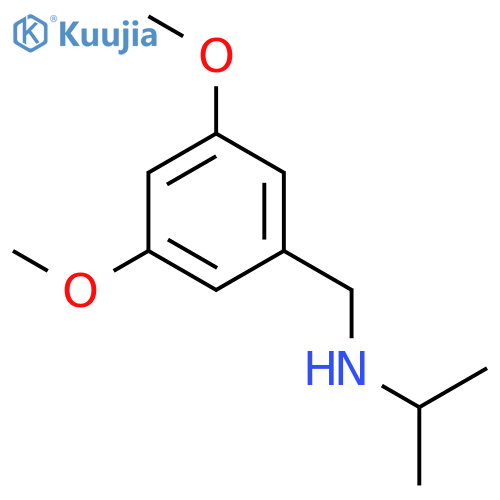 (3,5-dimethoxyphenyl)methyl(propan-2-yl)amine structure