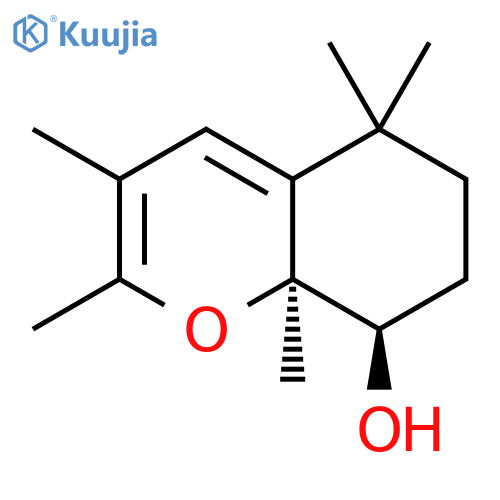 5H-1-Benzopyran-8-ol, 6,7,8,8a-tetrahydro-2,3,5,5,8a-pentamethyl-, (8R,8aS)-rel- structure